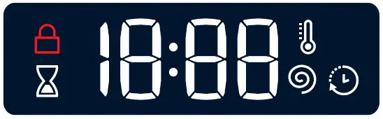 Whirlpool WRB 6215 B EU Front Load Washing Machine - DISPLAY