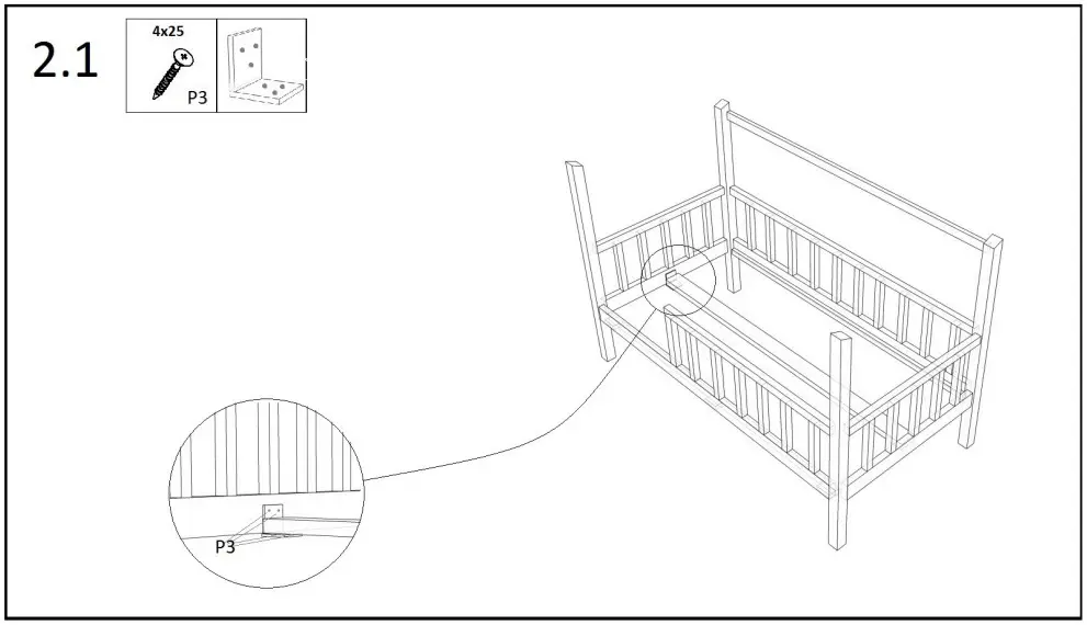 My Sweet Kids Heavy House Bed - Figure 3