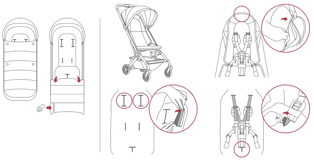 JOOLZ Aer Footmuff 100% Organic & Comfortable -