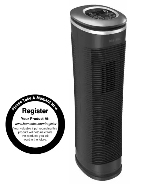 Total Clean Tower Air Cleaner