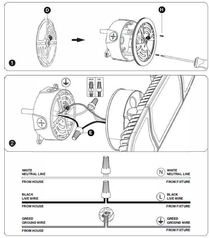 ONFORU BDB55WF-3 PIR LED Wall Lights with Motion Sensor 14