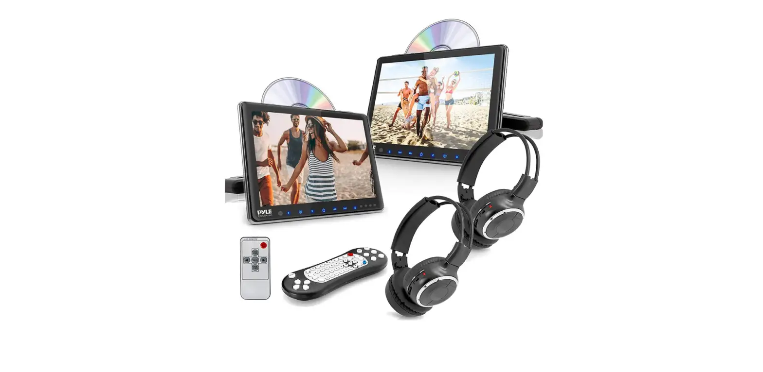 Pyle Plhrdvd90kt Universal Car Headrest Mount Monitor Instruction Manual