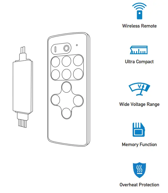 Rayrun-T110-Single-Color-LED-Controller-Fig-01
