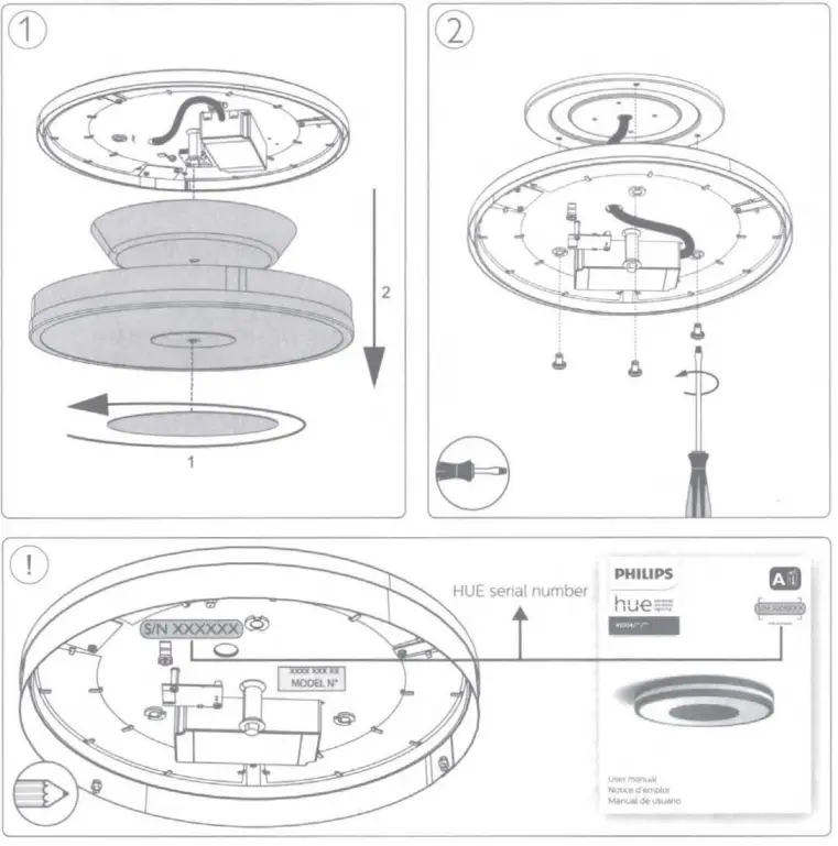 PHILIPS 9454100448 Hue Being Ceiling Light FIG 6