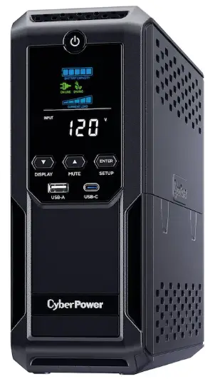 CyberPower CP1500AVRLCD3 Mini Tower AVR UPS