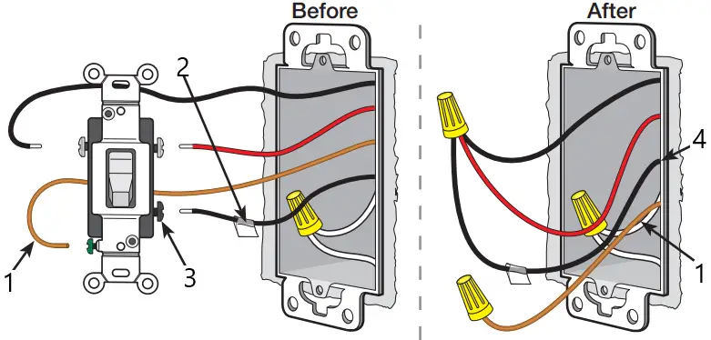 LUTRON PD-5WS-DV Caseta Dual Volt 5A Switch 3-Way White A02