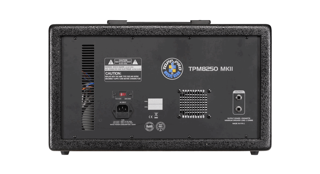 Topp Pro Tpa-plus-bk Professional Power Product User Manual