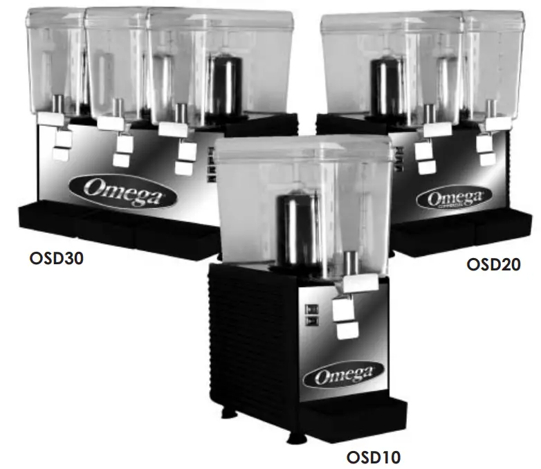 Omega COMMERCIAL OSD30 Drink Dispenser fig 9
