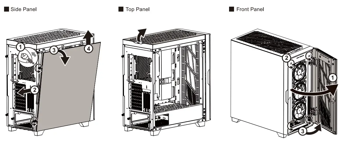 AORUS C500 Glass PC Case - FIG 1