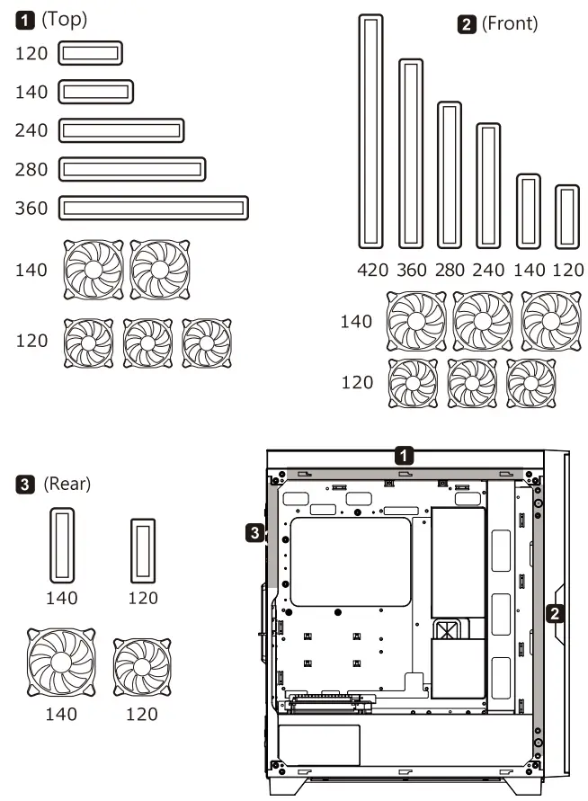 AORUS C500 Glass PC Case - FIG 2