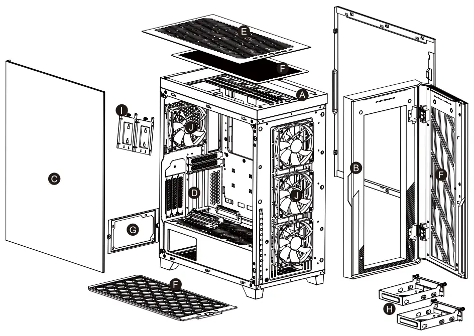 AORUS C500 Glass PC Case