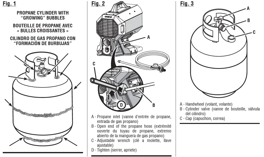 RYOBI PCL801 18V ONE+ Hybrid Forced Air Propane Heater 3