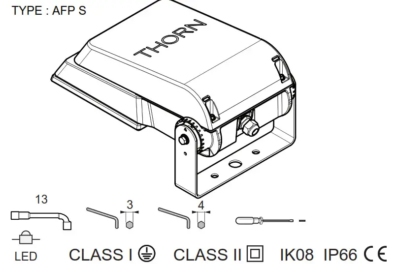 THORN AFP S Area Floodlight Spot LED Light