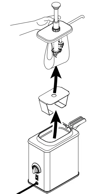 SERVER EZT 4-Pouch Twin Topping Warmer - fig 12