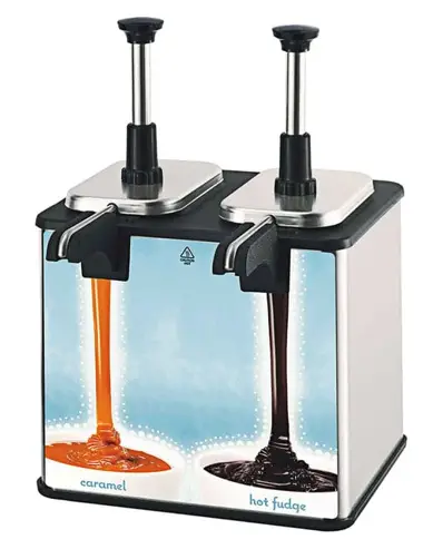 SERVER EZT 4-Pouch Twin Topping Warmer