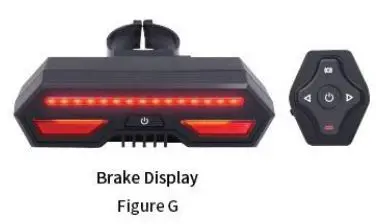 UniGuard BT02 Wireless Control Smart Turning Signal Device Instruction Manual - Brake Button