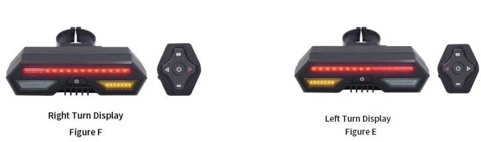 UniGuard BT02 Wireless Control Smart Turning Signal Device Instruction Manual - Right Turning Button