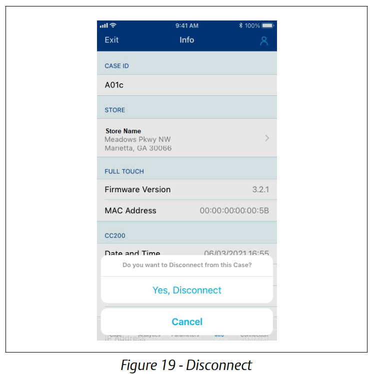 EMERSON CC200 Guide Cold Chain Connect Mobile Application - Fig19