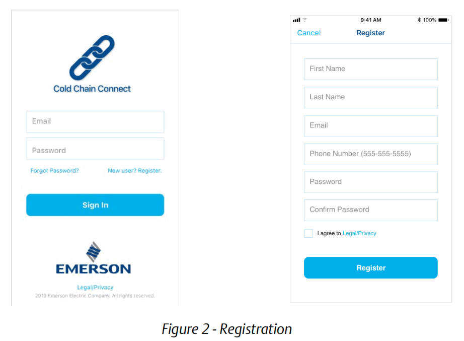 EMERSON CC200 Guide Cold Chain Connect Mobile Application - Fig2