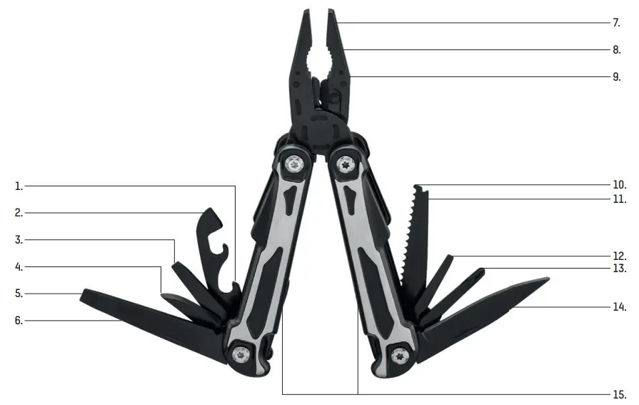Ansmann 1900-0112 Multifunctional Tool - fig 1