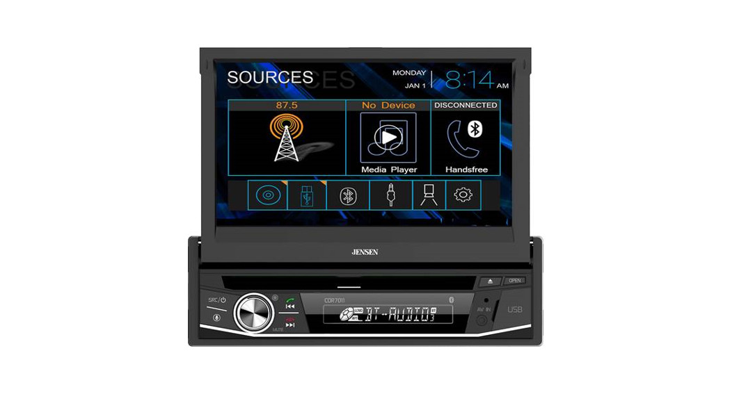 Jensen Dvd Multimedia Receiver Cdr7011 User Guide