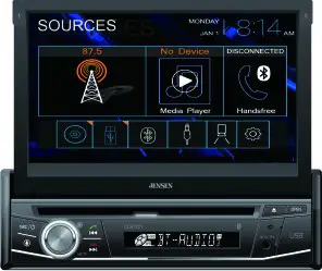 JENSEN DVD Multimedia Receiver CDR7011