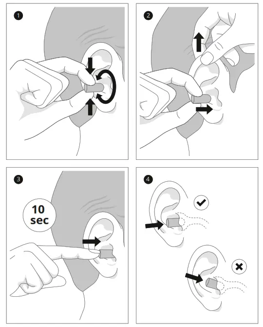 ALPINE Racing Foam Earplugs