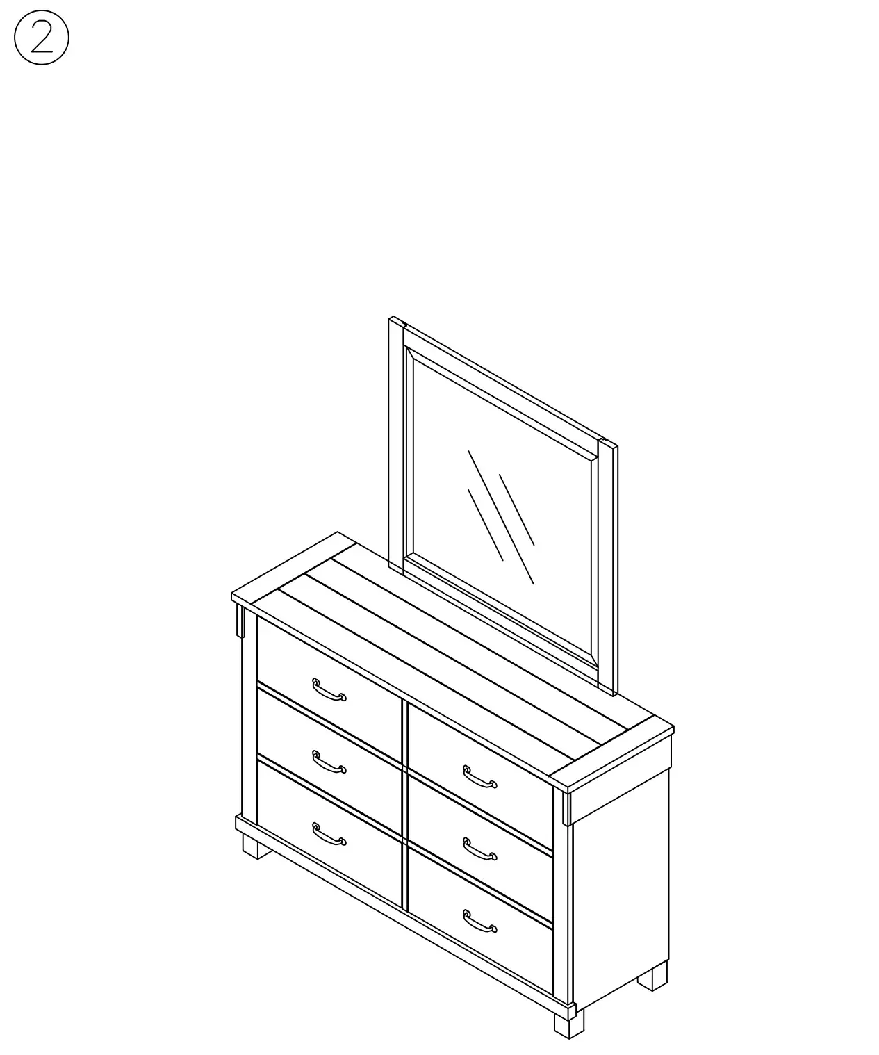 ASHLEY B434-36 5 Piece Queen Panel Bed Set - Figure 2