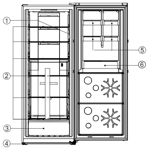 CHiQ-MF-415W-Refrigerator-FIG-1