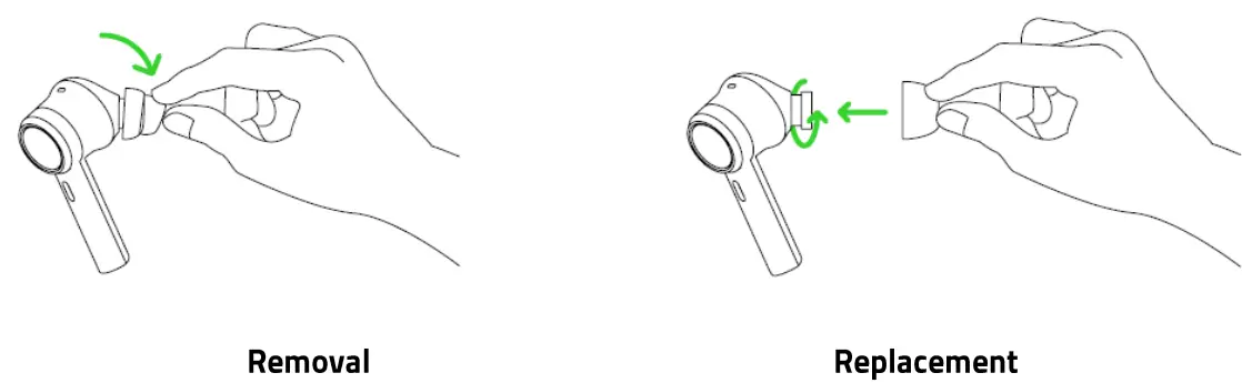 RAZER RZ12-03440100-R3U1 Hammerhead True Wireless RAZER RZ12-03440100-R3U1 Hammerhead True Wireless charging cable- 6+