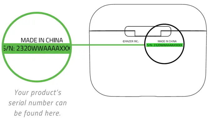 RAZER RZ12-03440100-R3U1 Hammerhead True Wireless RAZER RZ12-03440100-R3U1 Hammerhead True Wireless charging cable- coverd