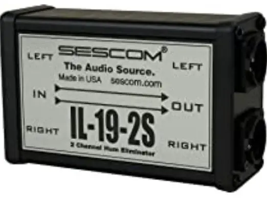 SESCOM-HUMX2-Professional-2-Channel-Passive-Hum-Eliminator-product