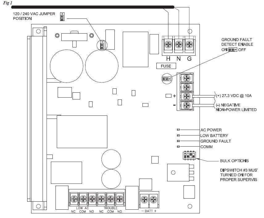 POTTER PSB-10 Bulk Power Supply 1