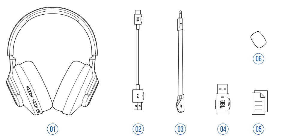 JBL Quantum 360P Console Wireless Headphone - fig
