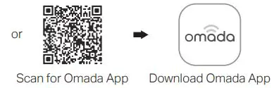 tp-link Omada Wireless Wall Plate Access Point Installation Guide - QR Code