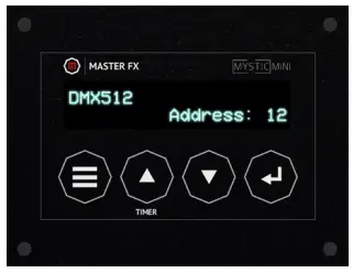 MASTER FX Mystic Mini Compact Haze Generator - DMX OPERATION