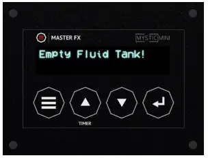 MASTER FX Mystic Mini Compact Haze Generator - Empty Fluid Tank