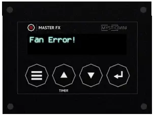 MASTER FX Mystic Mini Compact Haze Generator - Fan Error