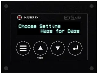 MASTER FX Mystic Mini Compact Haze Generator - HAZE FOR DAZE