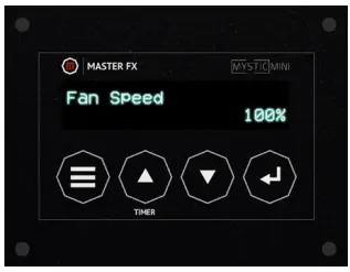 MASTER FX Mystic Mini Compact Haze Generator - Haze Output