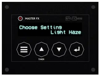 MASTER FX Mystic Mini Compact Haze Generator - LIGHT HAZE