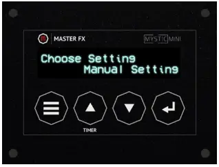 MASTER FX Mystic Mini Compact Haze Generator - MANUAL SETTING