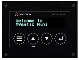 MASTER FX Mystic Mini Compact Haze Generator - Mystic Mini