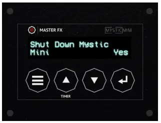 MASTER FX Mystic Mini Compact Haze Generator - Shut Down Mystic