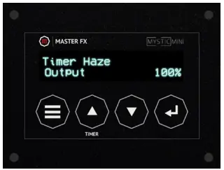 MASTER FX Mystic Mini Compact Haze Generator - Timer Haze Output