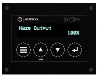 MASTER FX Mystic Mini Compact Haze Generator - dispersed