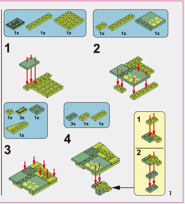 Kmart 43216871 242 Piece Dinosaur Construction Accessories Holder - Product Overview 1
