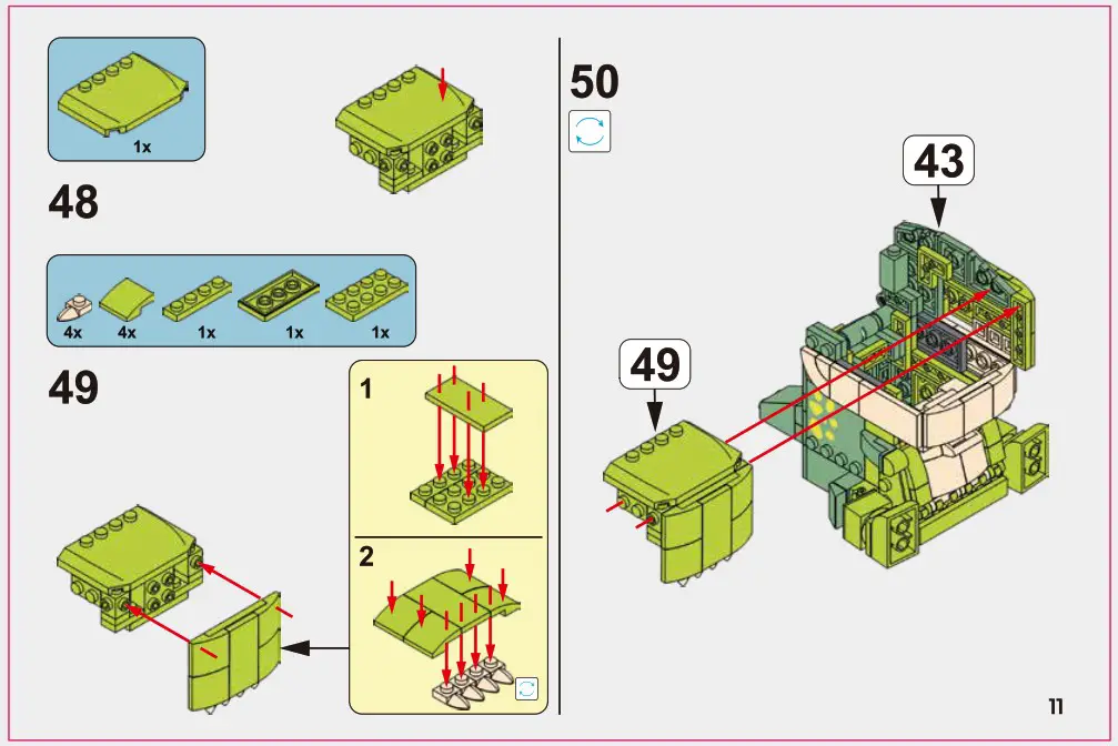 Kmart 43216871 242 Piece Dinosaur Construction Accessories Holder - Product Overview 11