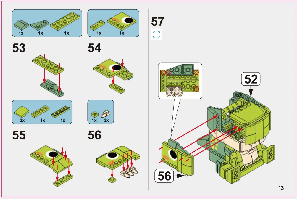 Kmart 43216871 242 Piece Dinosaur Construction Accessories Holder - Product Overview 13