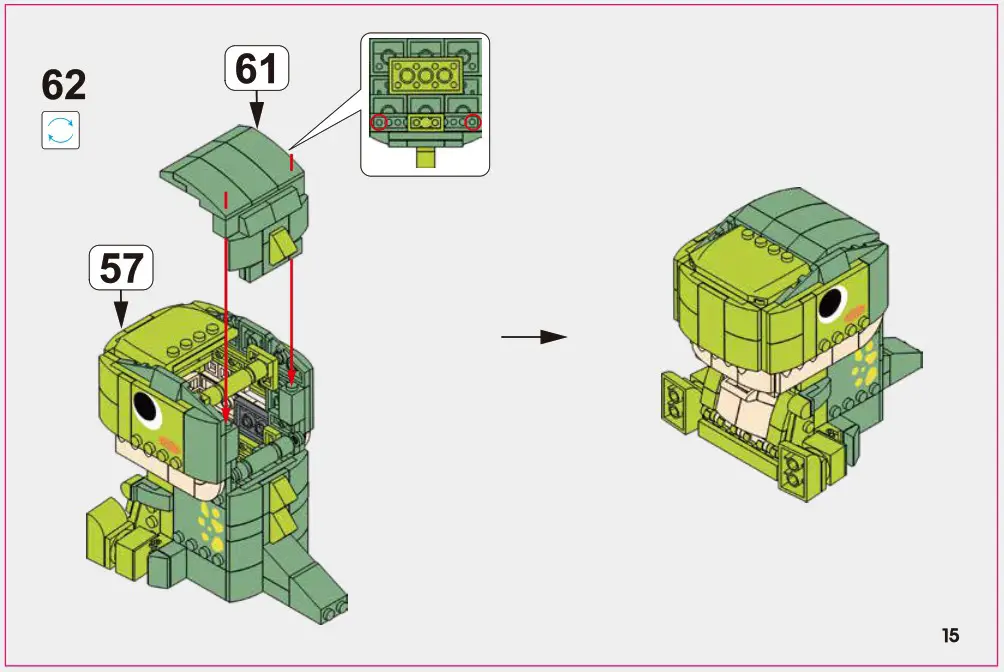 Kmart 43216871 242 Piece Dinosaur Construction Accessories Holder - Product Overview 15
